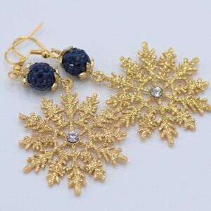 Handmade Snowflake Earrings